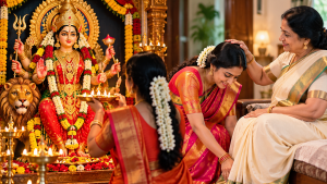  అమ్మవారి శక్తికి నీరాజనం ఇవ్వడమే కాదు.. ఇంటి ఆడవారికి గౌరవం కూడా ఇవ్వాలి.. 